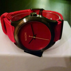 Nixon A348 Red Mod Womens Watch-NEW